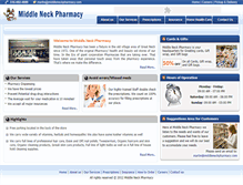 Tablet Screenshot of middleneckpharmacy.com